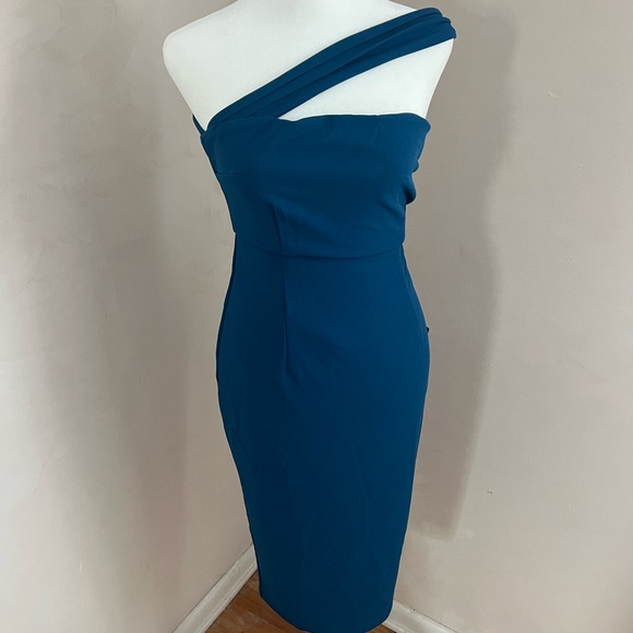 Lulus Summer Wedding Guest Dress Cocktail Teal Blue Small - Picture 1 of 6
